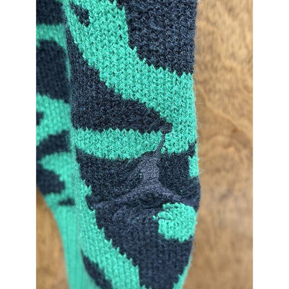 Nike Air Jordan Heritage Cardigan Sweater Green Loose Fit Cement DV7573-310 Sz L - Picture 3 of 5